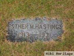 Esther Marie Hastings