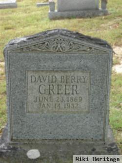 David Berry Greer