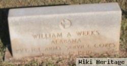 William A Weeks