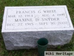 Maxine Doris "maxine" Snyder White