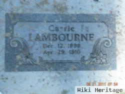 Carrie H Lambourne