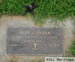 Glen Eldon Snider