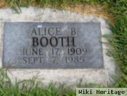 Alice B Booth