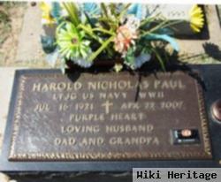 Harold Nicholas "dutch" Paul