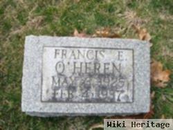 Frances E O'heren