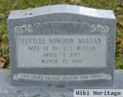 Lucille Bowdon Mclean