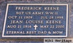 Sgt Frederick Keene