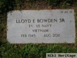 Lloyd E Bowden, Sr