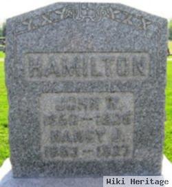 Nancy Jane "nannie" Hocker Hamilton