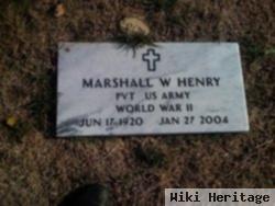 Marshall W Henry