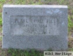 Pearl Breen Lord Rice