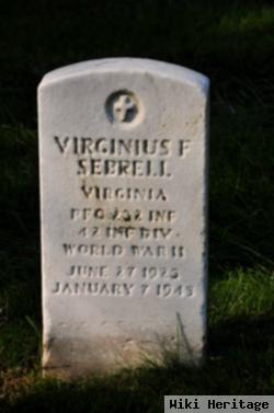 Virginius F Sebrell