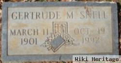 Gertrude M. "trudie" Mcelvaine Snell