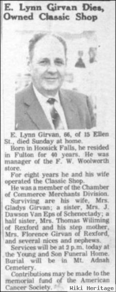 Edward Lynn Girvan