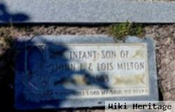 Infant Son Milton