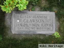 Cleta Jeanene Clawson