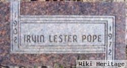 Irvin Lester Pope