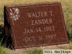 Walter T Zander