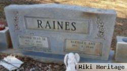 Winfred Dean "wink" Raines, Sr