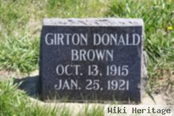 Girton Donald Brown