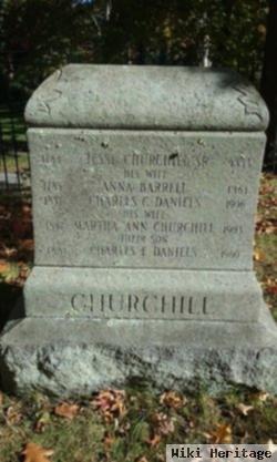 Martha Ann Churchill Daniels