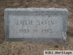 Lillian "lillie" Savin