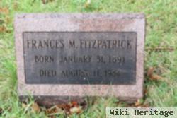 Frances M Fitzpatrick