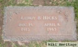 Leroy 'bill' Hicks