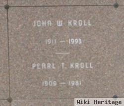 Pearl T. Kroll