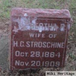 Bertha R Stroschein