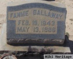 Frances "fannie" Johnson Galloway