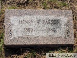 Henry Walter Parson