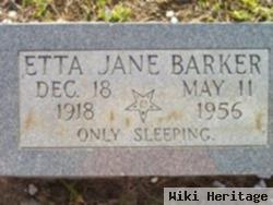 Etta Jane Malone Barker