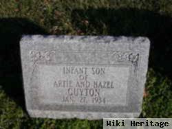 Infant Son Of Artie & Hazel Guyton