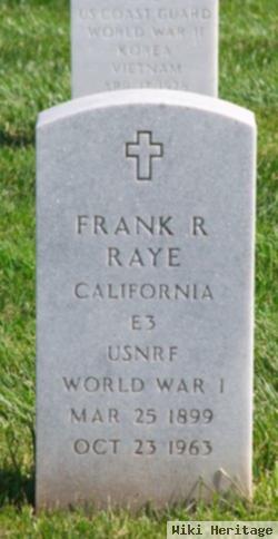 Frank Ralph Raye