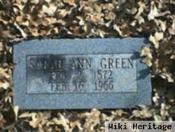 Sarah Ann Groves Green