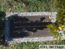 Ruth Evelyn Horton Barker