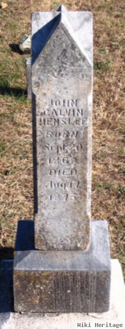 John Calvin Henslee