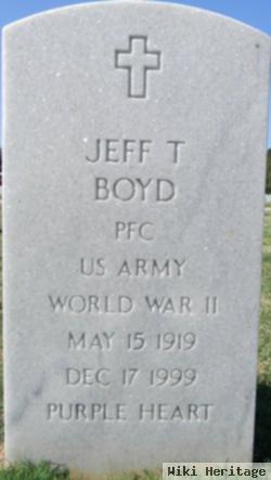 Jeff T Boyd