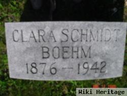 Clara H Schmidt Boehm