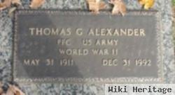 Thomas G Alexander