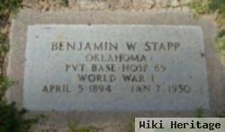 Benjamin W Stapp