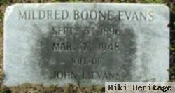 Mildred Boone Evans