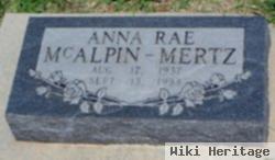 Anna Rae Mcalpin Mertz