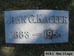 John G. Kaefer, Jr