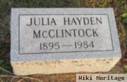 Julia Hayden Mcclintock