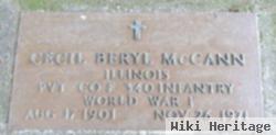 Cecil Beryl Mccann