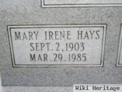 Mary Irene Hays Yelton