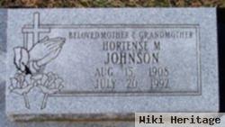 Hortense M. Johnson