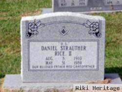 Daniel Strauther "d. S." Rice, Ii